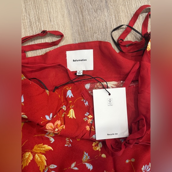 Reformation Camira Sleeveless Crepe Midi Dress - Picture 2 of 6